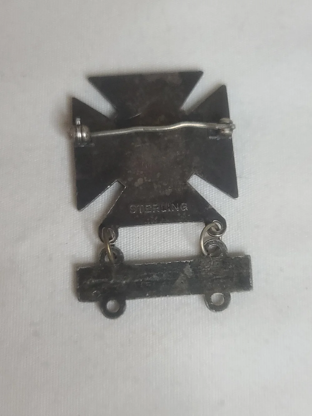 Vintage Sterling Silver U.S. Military Army Sharpshooter Qualification B.A.R. Pin
